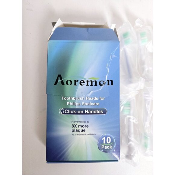 8 Pack - Aoremon E-Series Toothbrush Heads For Philips Sonicare - Picture 2 of 5